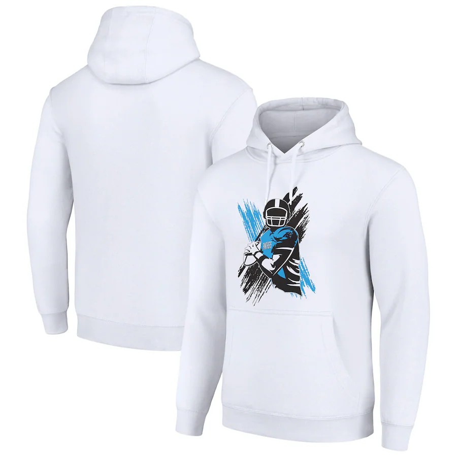 Men carolina panthers white NFL 2024 hoodie->carolina panthers->NFL Jersey